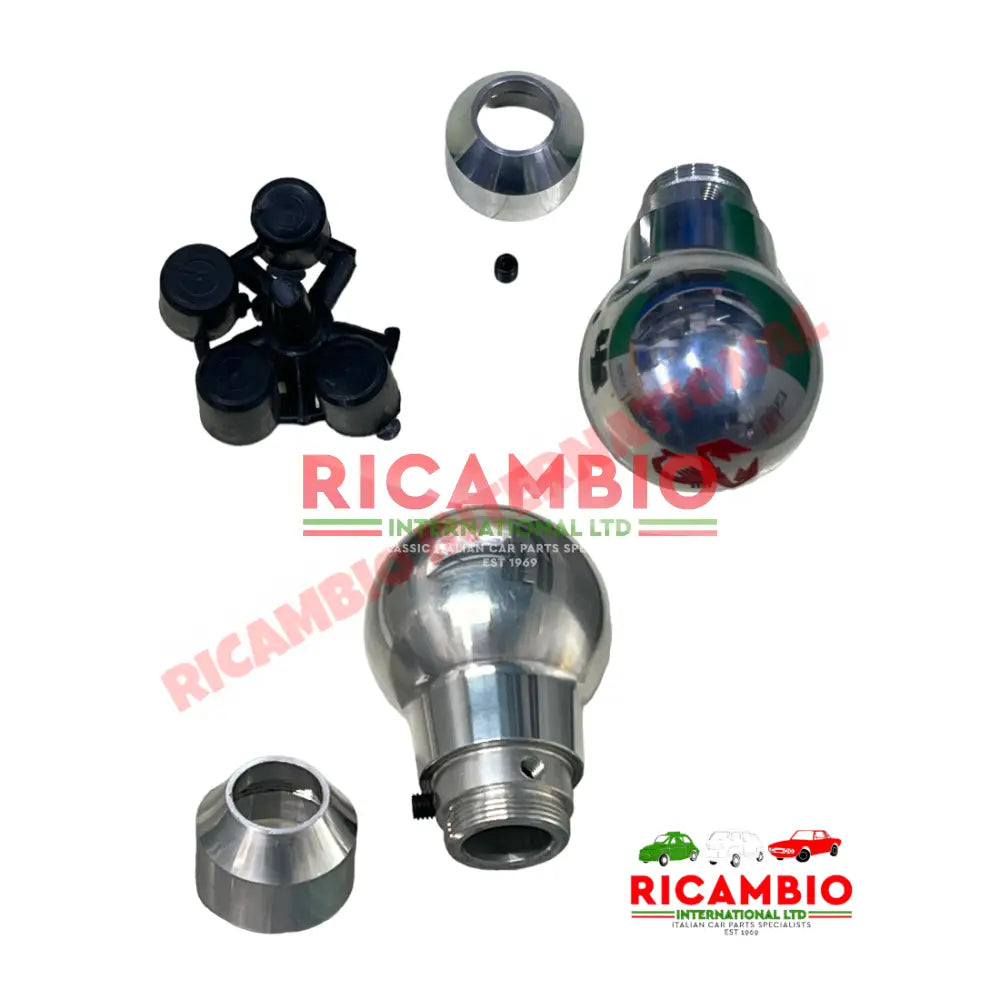 Polished Chrome Abarth Gear Knob - Classic Fiat 500,126,600,850 - Interior Trim