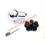 Polished Chrome Abarth Gear Knob - Classic Fiat 500,126,600,850 - Interior Trim