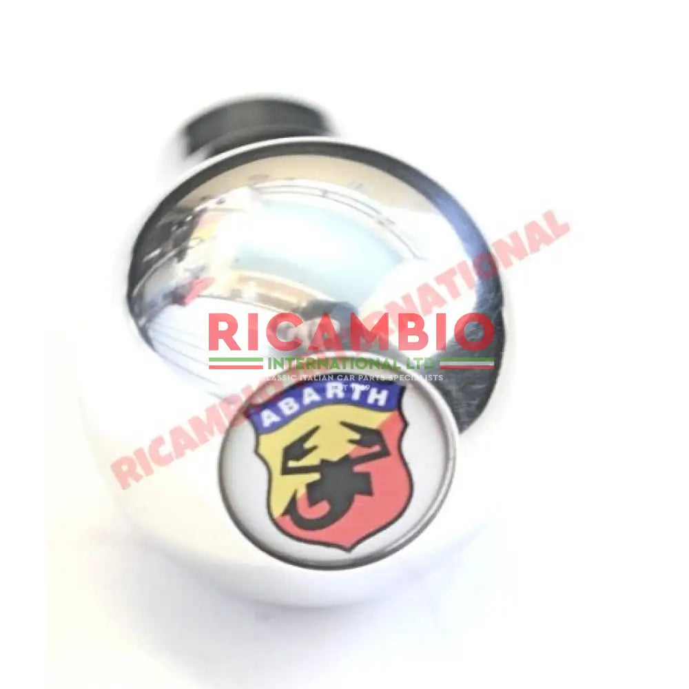 Polished Chrome Abarth Gear Knob - Classic Fiat 500,126,600,850 - Interior Trim