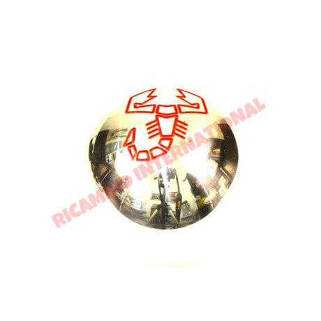 Polished Chrome Abarth Gear Knob - Classic Fiat 500 126 - Interior Trim