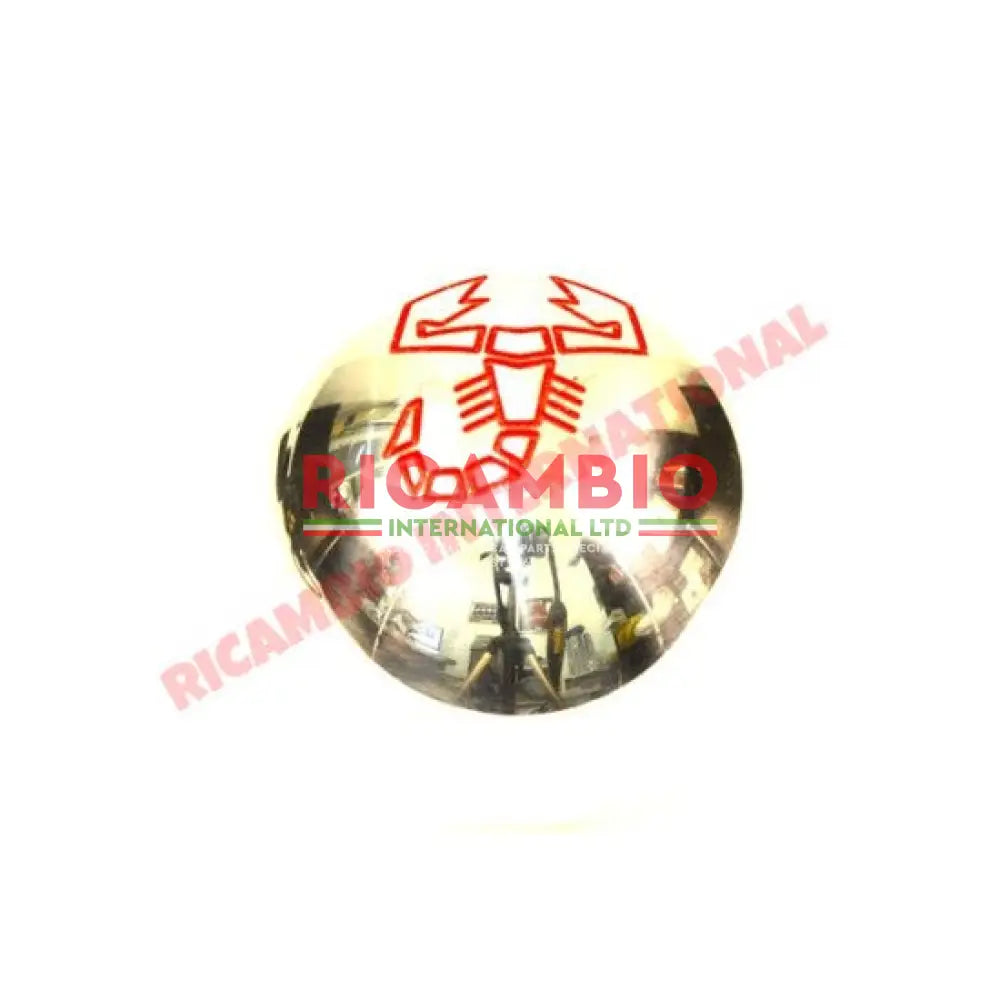 Polished Chrome Abarth Gear Knob - Classic Fiat 500 126 - Interior Trim