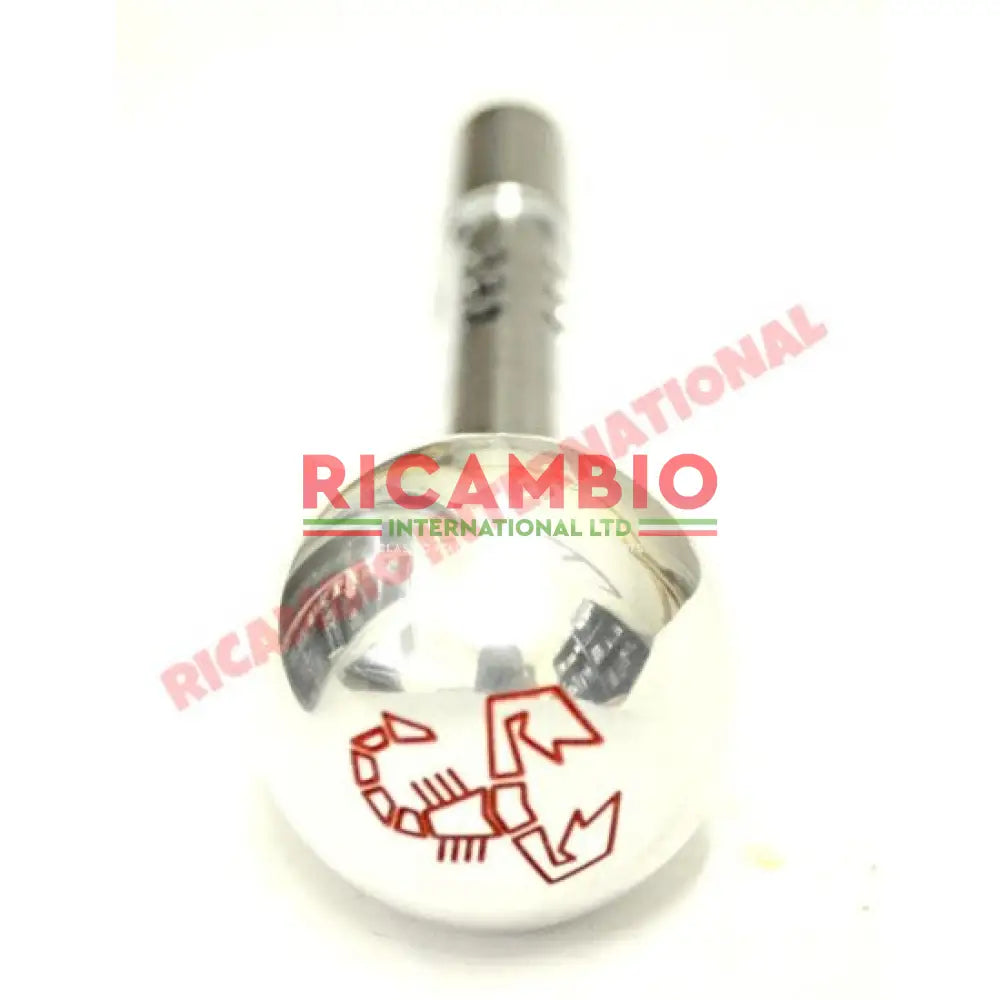 Polished Chrome Abarth Gear Knob & Gear Lever Kit - Classic Fiat 500 126 - Interior Trim