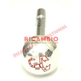 Polished Chrome Abarth Gear Knob & Gear Lever Kit - Classic Fiat 500 126 - Interior Trim