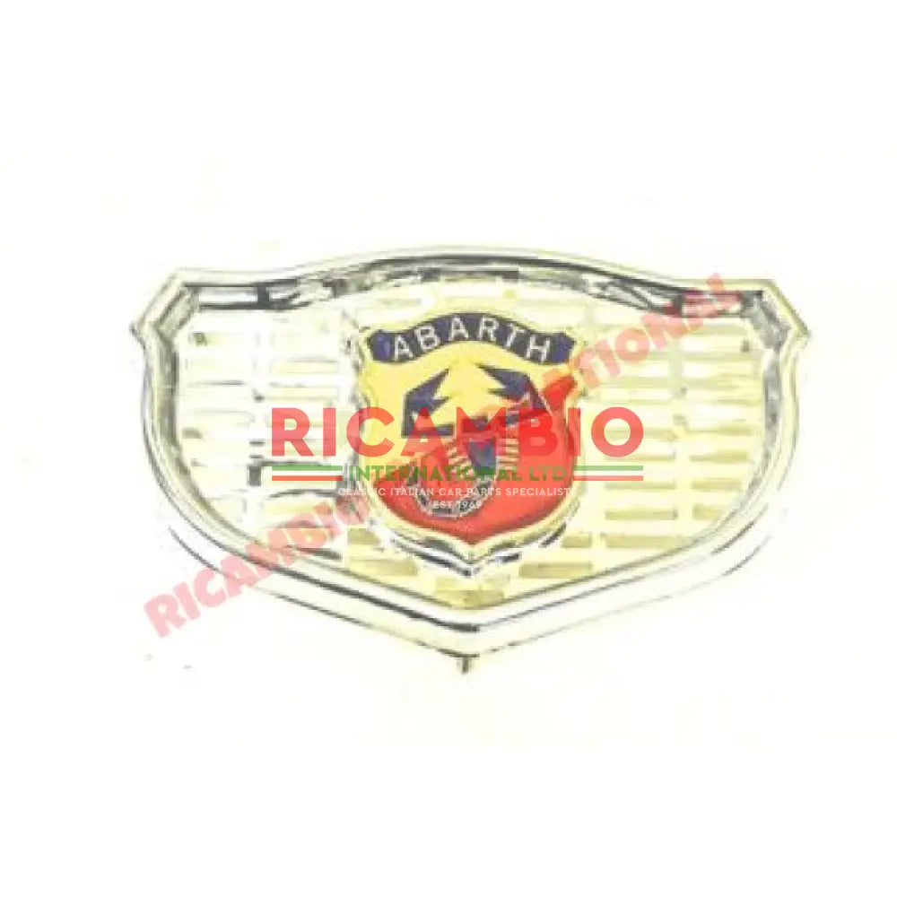 Polished Chrome Abarth Grill - Classic Fiat 500 - Classic Fiat 500 Parts & Spares