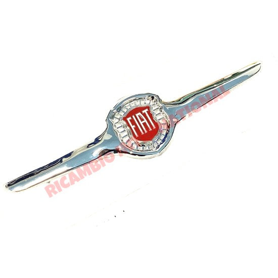 Polished Chrome Fiat Badge & Fittings - Classic Fiat 500 - Badges and Emblems