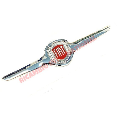 Polished Chrome Fiat Badge & Fittings - Classic Fiat 500 - Badges and Emblems