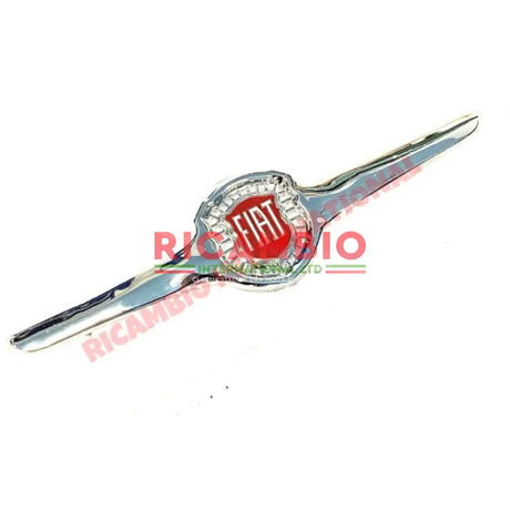 Polished Chrome Fiat Badge & Fittings - Classic Fiat 500 - Badges and Emblems
