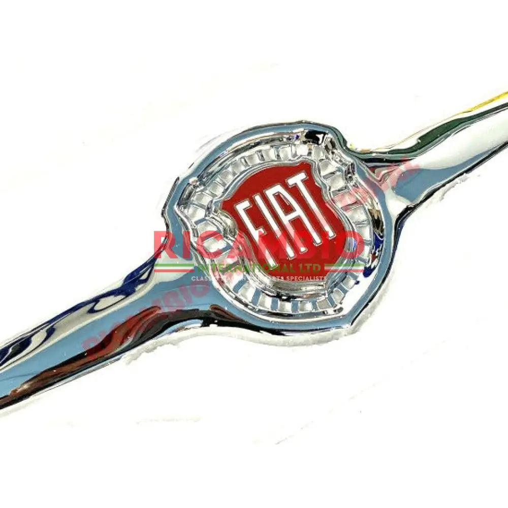 Polished Chrome Fiat Badge & Fittings - Classic Fiat 500 - Badges and Emblems