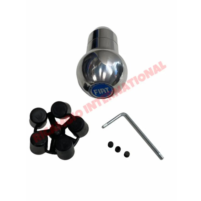 Polished Chrome Fiat Gear Knob - Classic Fiat 500,126,600,850 - Interior Trim