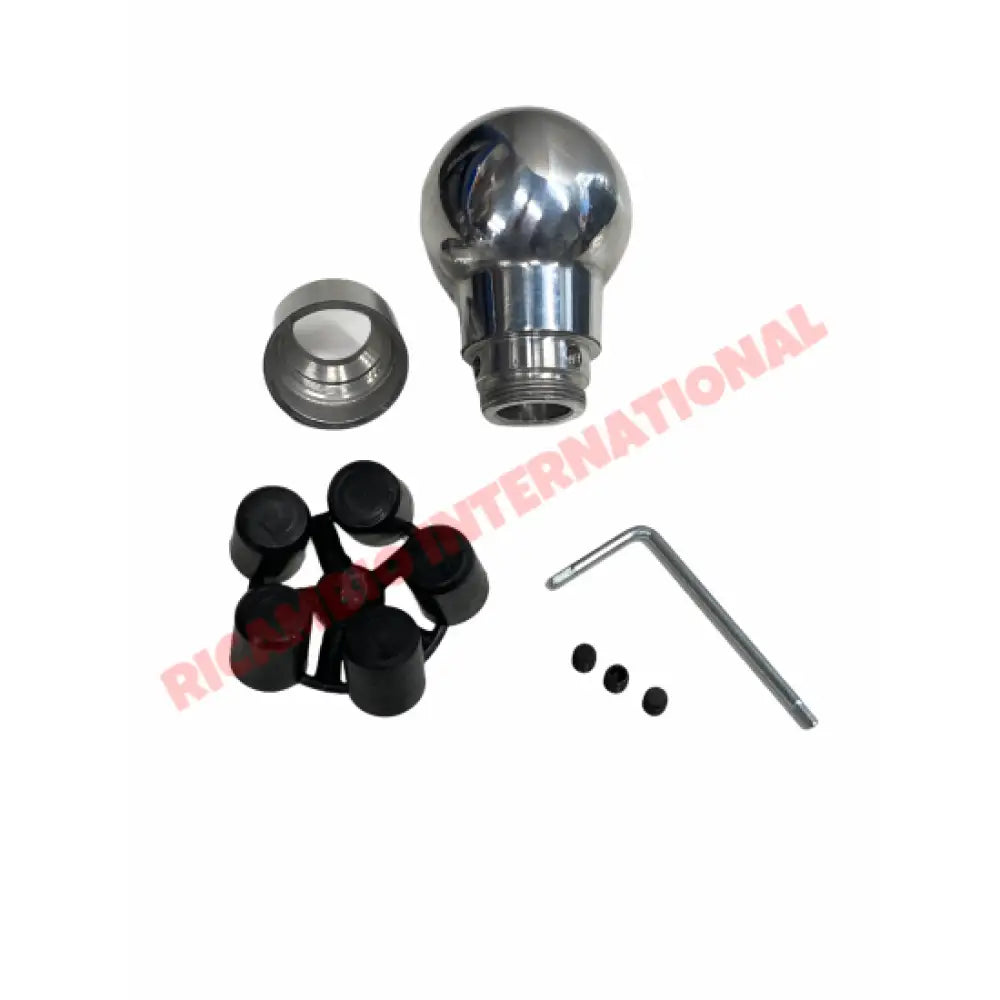 Polished Chrome Fiat Gear Knob - Classic Fiat 500,126,600,850 - Interior Trim