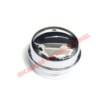 Polished Chrome Front Grease Cap - Classic Fiat 500 126 - Axles - Shafts - Joints and Couplings