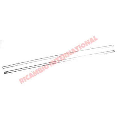 Polished Chrome Sill Moulding Trim Kit (2 piece) - Classic Fiat 500 - Chrome - Aluminium & Exterior Trim Parts