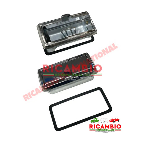Polished Metal Ashtray - Classic Fiat 500 126 600 - Interior Trim