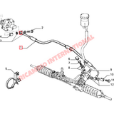 Power Steering Pipe - Fiat Tipo Tempra Lancia Dedra - Tipo & Tempra