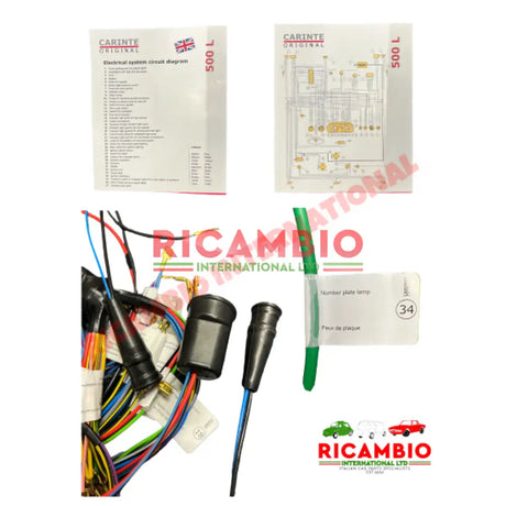 PREMIUM ’ORIGINAL’ Wiring Loom - Classic Fiat 500 L all models (up to 1972) - Electrical