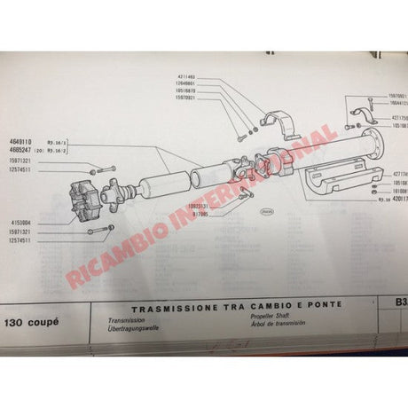 Prop Shaft Coupling Donut - Fiat 130 Dino Alfa Romeo Montreal - Axles - Shaft - Joints and Couplings