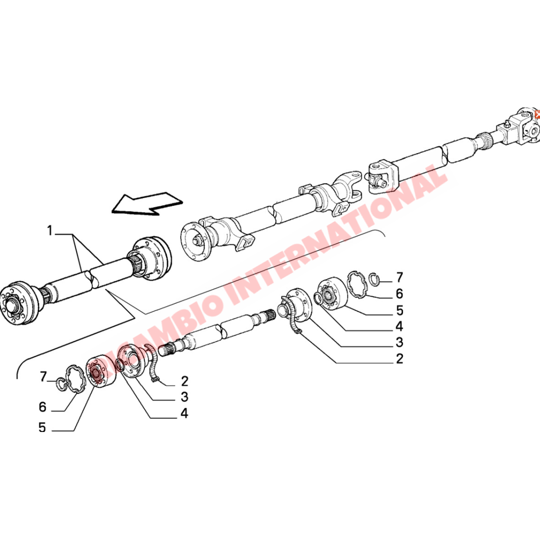 Inner CV Joint Kit - Fiat Strada/Ritmo,Croma,Regata,X19,Tipo,Tempra Lancia Beta Dedra,Trevi,Fulvia - Axles - Shafts
