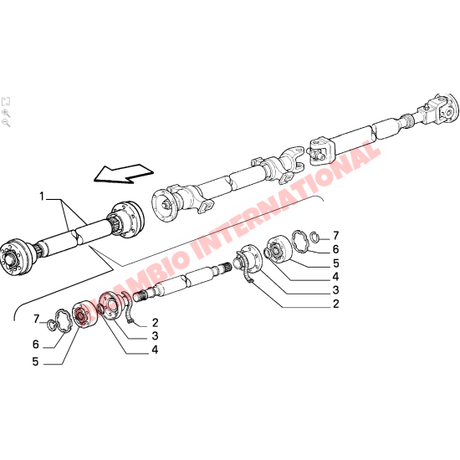 Prop Shaft Rubber Boot - Classic Fiat Panda Lancia Delta Integrale Alfa Romeo 164 - Axles - Shafts and Joints