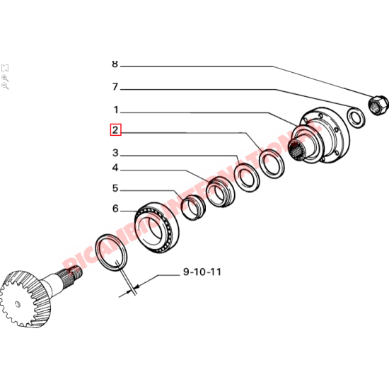 Prop Shaft Seal - Lancia Delta Integrale - Clutch and Transmission Parts