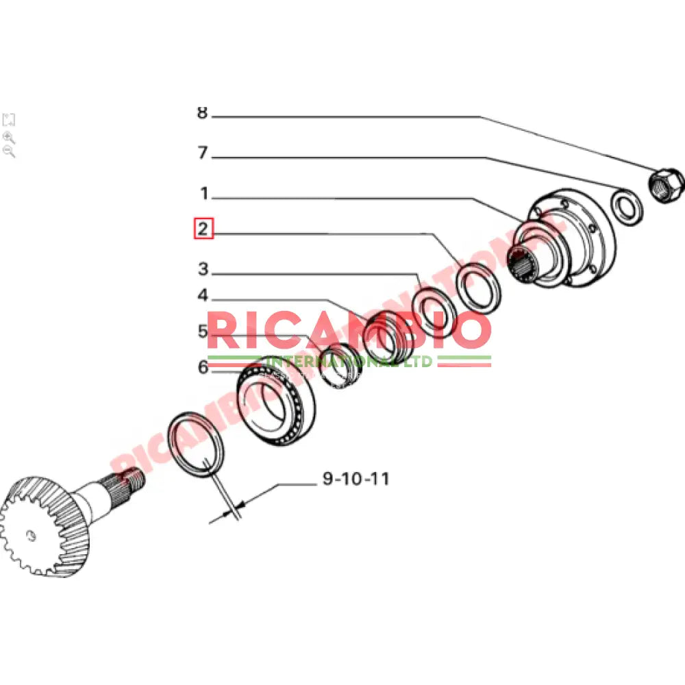 Prop Shaft Seal - Lancia Delta Integrale - Clutch and Transmission Parts