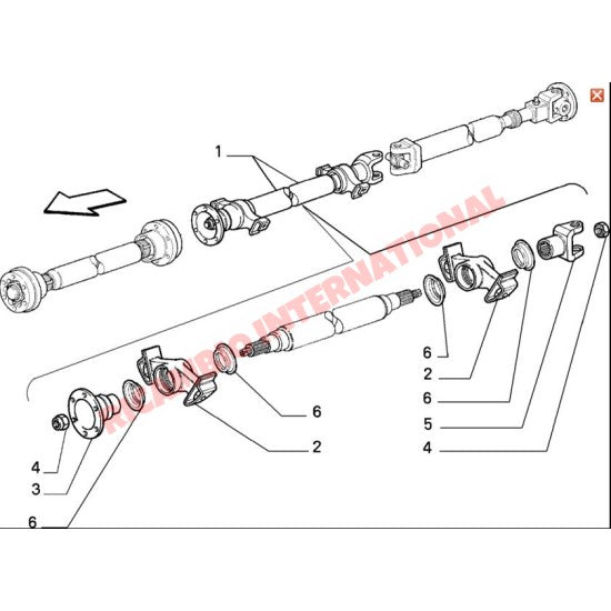 Prop Shaft Support - Classic Fiat Panda - Suspension and Related Parts