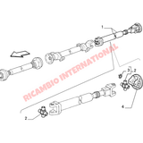 Prop Shaft UJ Bearing - Classic Fiat Panda 4x4 - Axles - Shafts and Joints