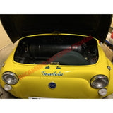 Racing Green Mohair Spare Wheel Cover - Classic Fiat 500 - Wheels - Tyres and Tubes