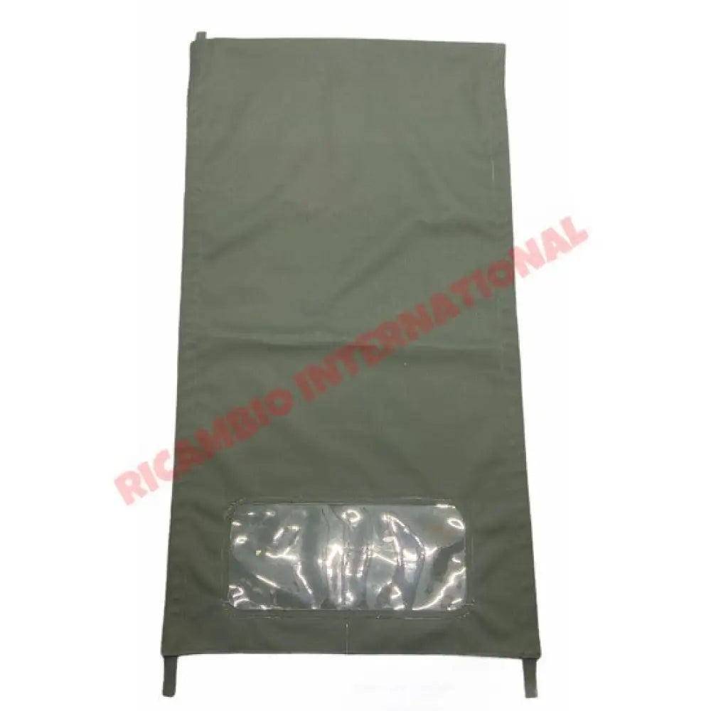 Racing Green MOHAIR LONG Sunroof Cover - Classic Fiat 500 - Complete Sunroof Assembly & Assorted Covers