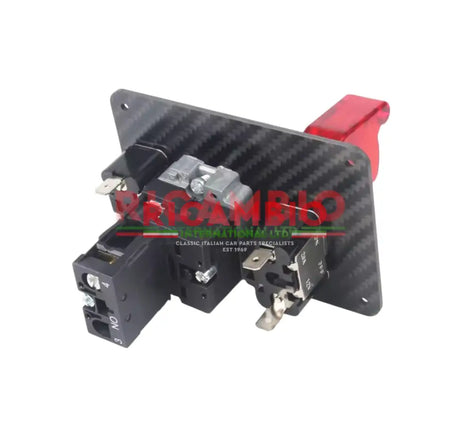 Racing Style Carbon Look Ignition Switch Panel - Ignition and Electrical Items