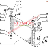 Radiator - Classic Fiat Panda - Heating and Cooling