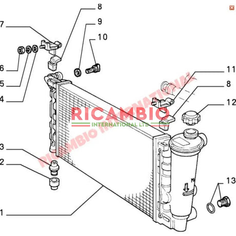 Radiator - Classic Fiat Panda - Heating and Cooling