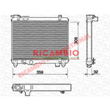 Radiator - Classic Fiat Panda Seat Marbella - Heating and Cooling