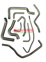 Radiator Cooling Silicone Hose Kit (10pcs) MATT BLACK - Fiat Coupe 20V Turbo - radiator hose