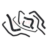 Radiator Cooling Silicone Hose Kit (8pcs) - Fiat Coupe 20V Turbo - Black - radiator hose