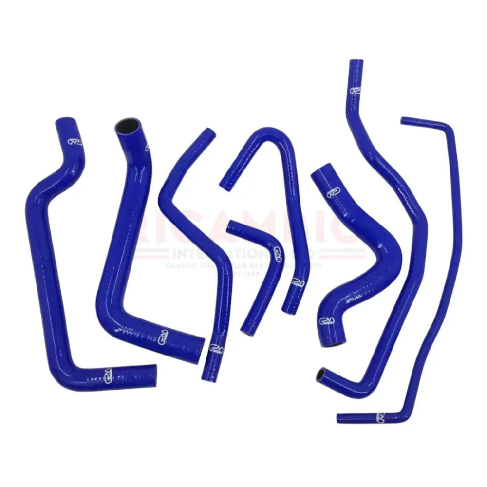 Radiator Cooling Silicone Hose Kit (8pcs) - Fiat Coupe 20V Turbo - Blue - radiator hose