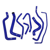 Radiator Cooling Silicone Hose Kit (8pcs) - Fiat Coupe 20V Turbo - Blue - radiator hose