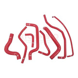 Radiator Cooling Silicone Hose Kit (8pcs) - Fiat Coupe 20V Turbo - Red - radiator hose