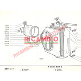 Radiator Expansion Tank & Cap (12mm outlet) - Fiat 600,850 Seat 600 - Heating & Cooling