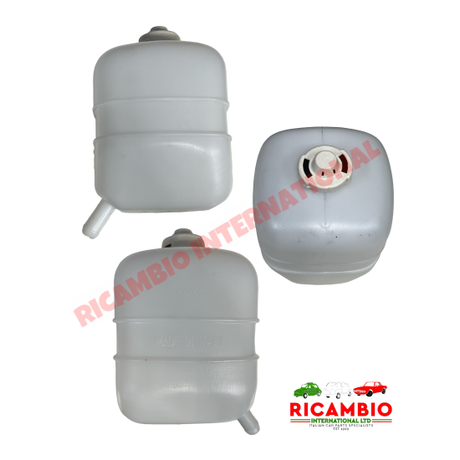 Radiator Expansion Tank & Cap (18mm outlet) - Fiat 124,125,132 - Heating & Cooling