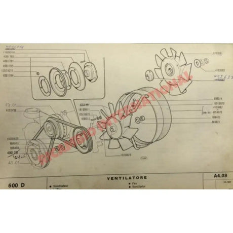 Radiator Fan Cowling Rubber - Fiat 600 Multipla - Heating & Cooling