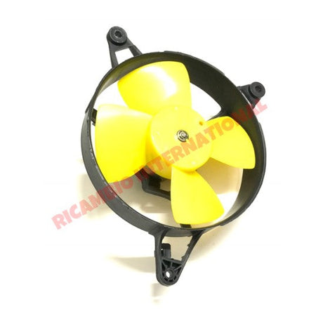 Radiator Fan & Motor Assembly - Classic Fiat Panda Lancia Y10 - Heating and Cooling