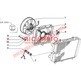 Radiator Fan Motor Assembly - Fiat 126 - Heating & Cooling