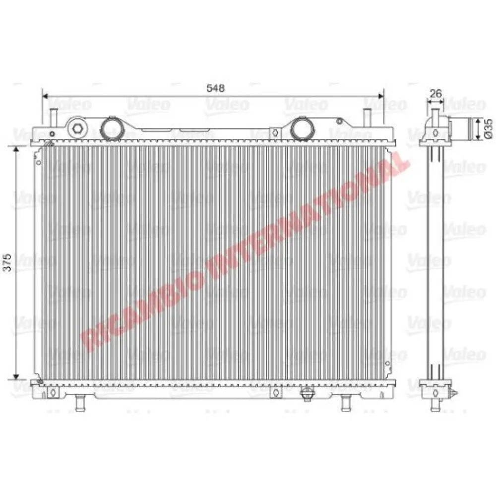 Radiator - Fiat Bravo Multipla - Heating and Cooling