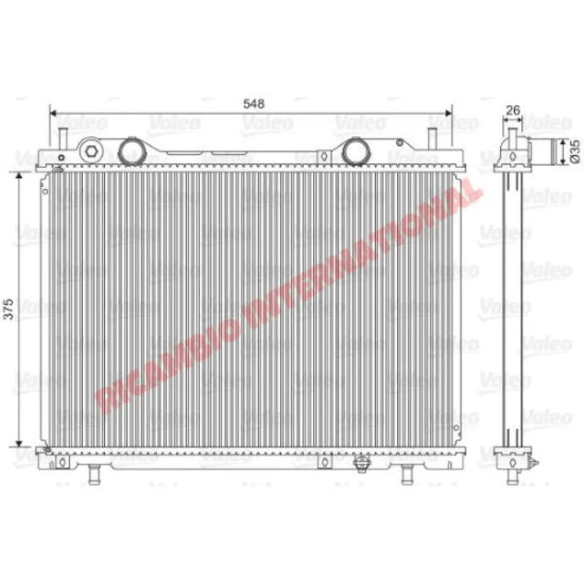 Radiator - Fiat Bravo Multipla - Heating and Cooling
