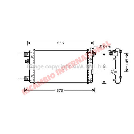 Radiator - Fiat Seicento MPI - Heating & Cooling