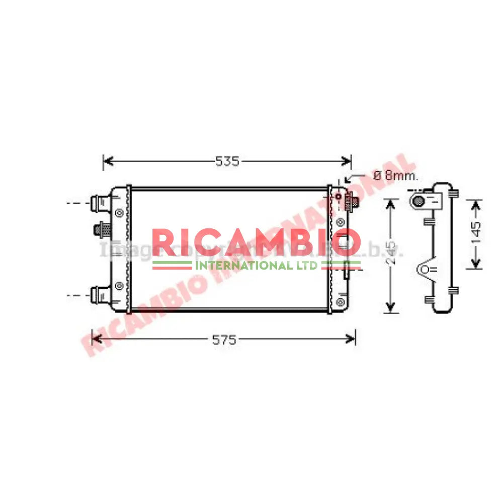 Radiator - Fiat Seicento MPI - Heating & Cooling