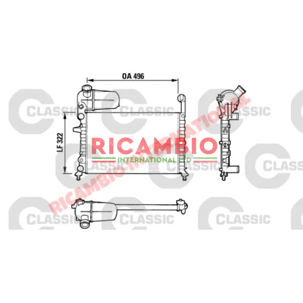 Radiator - Fiat Tipo,Tempra - Tipo & Tempra