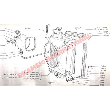 Radiator Support Rubber Bush - Fiat 850 1100 - Bushes & Silent Blocks