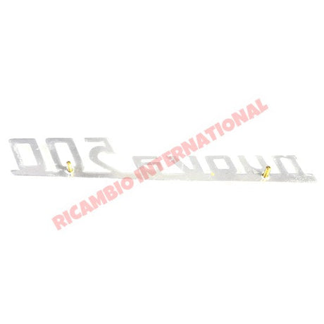 Rear ’500 Nuova’ Badge (aluminium) - Classic Fiat 500 - Classic Fiat 500 Parts & Spares