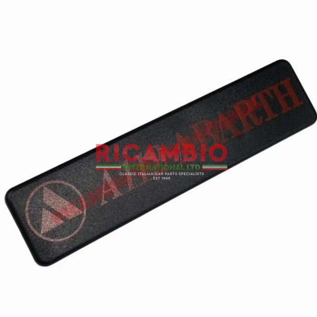 Rear Abarth Badge (Black & Red) - Many Abarth Models - Exterior Parts and Trims